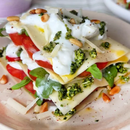 Lasagne froide façon Caprese