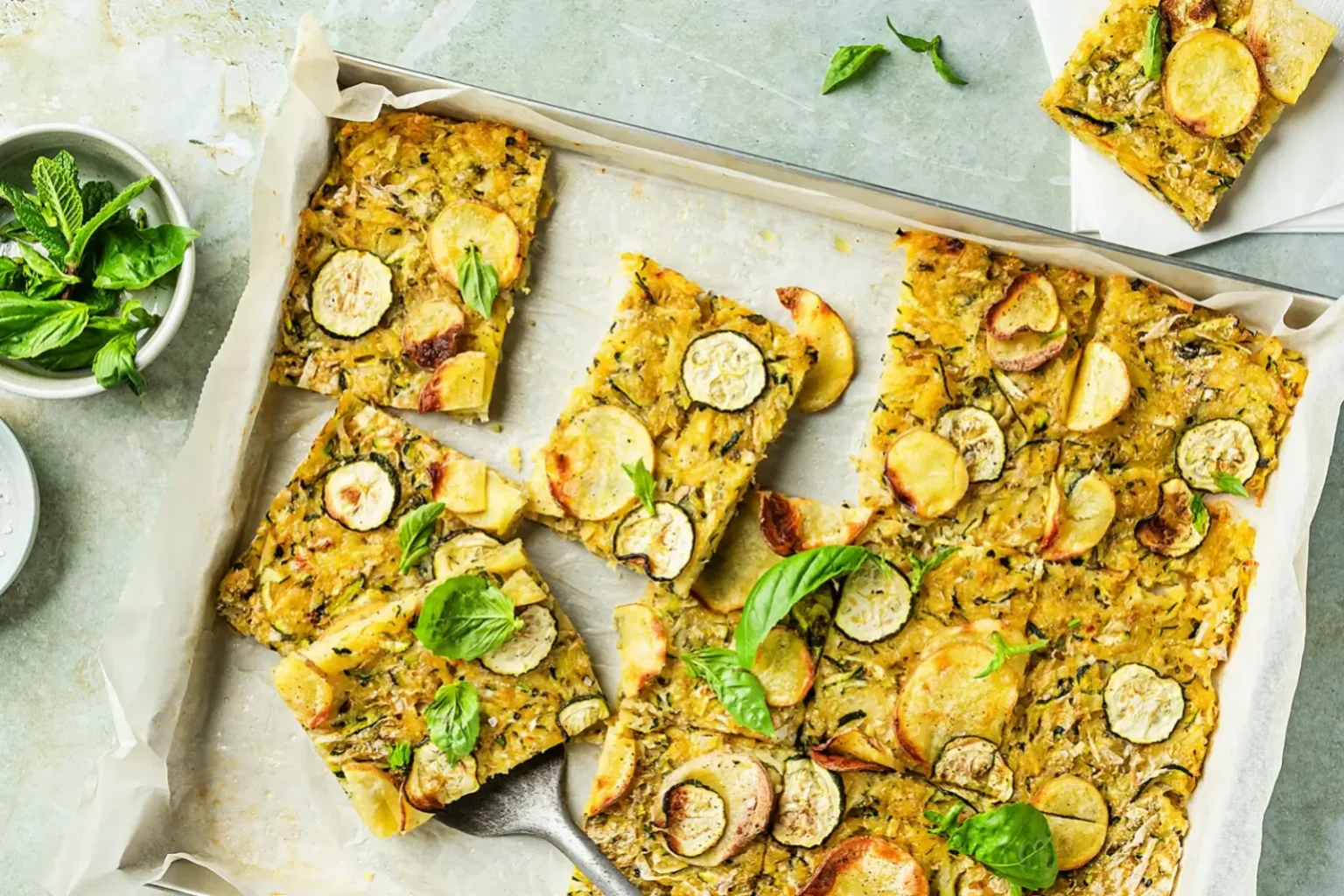 scarpaccia de courgettes