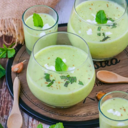 velouté froid de courgettes