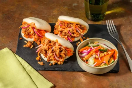 Bao buns à la viande épicée