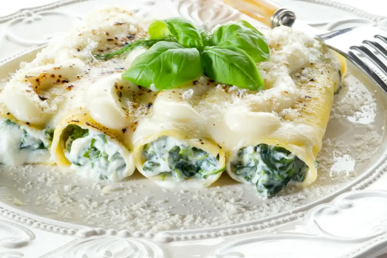 Cannellonis ricotta-épinards : le gratin italien ultra fondant qui régale toute la famille Cannellonis ricotta épinards