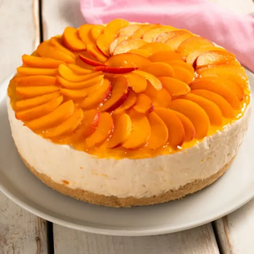 Cheesecake à l'abricot sans cuisson