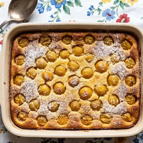 Clafoutis aux mirabelles de Cyril Lignac