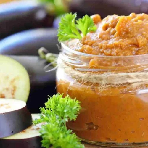 Crème d’aubergines et de tomates