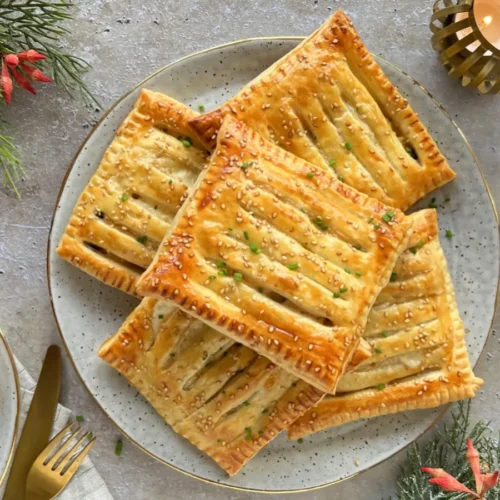 Feuilletés fourrés au poulet