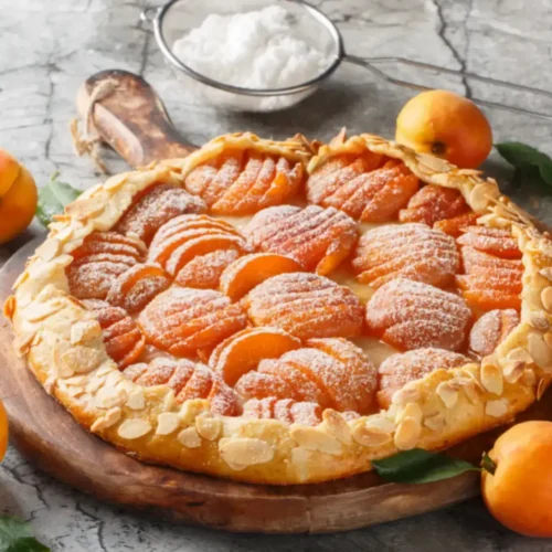 Galette aux abricots