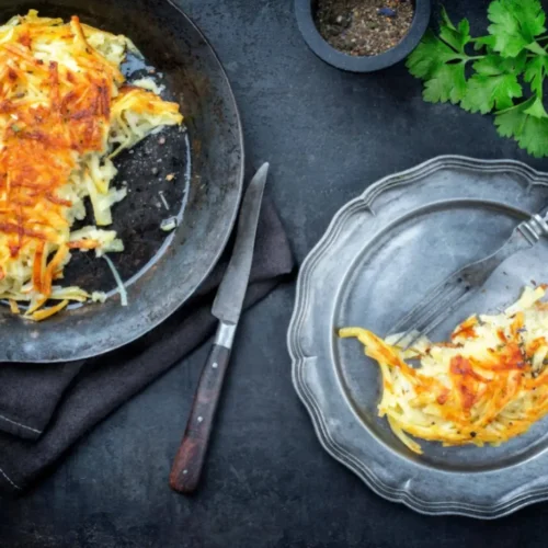 Galette de courgettes croustillante