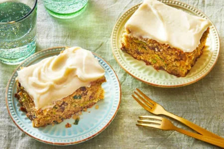 Gâteau à la courgette et au fromage frais