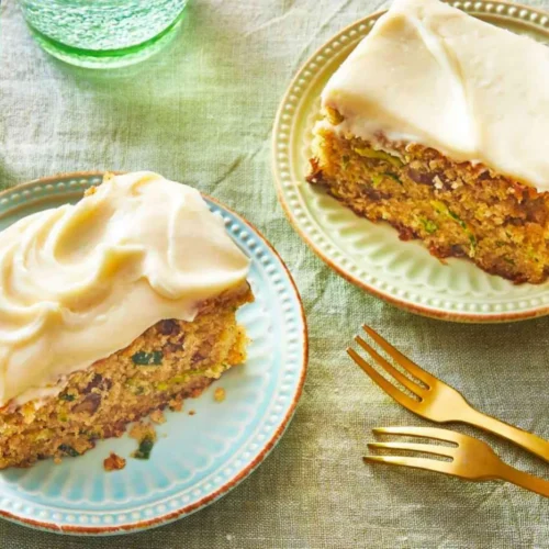 Gâteau à la courgette et au fromage frais