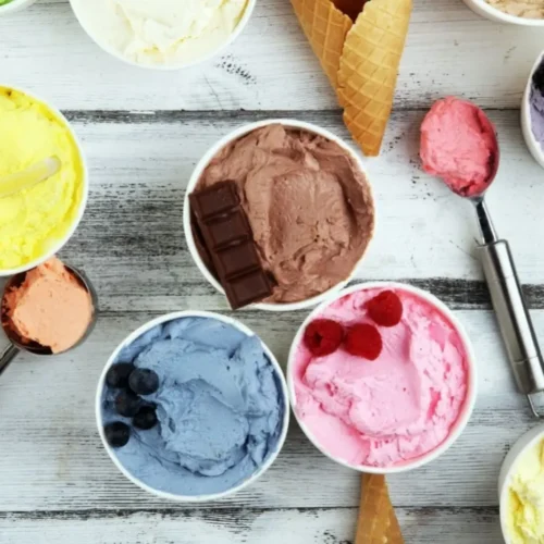 Glace maison été