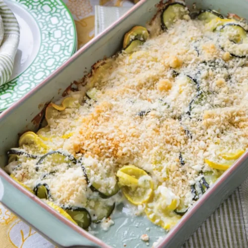 Gratin de courgettes et de courges d'été