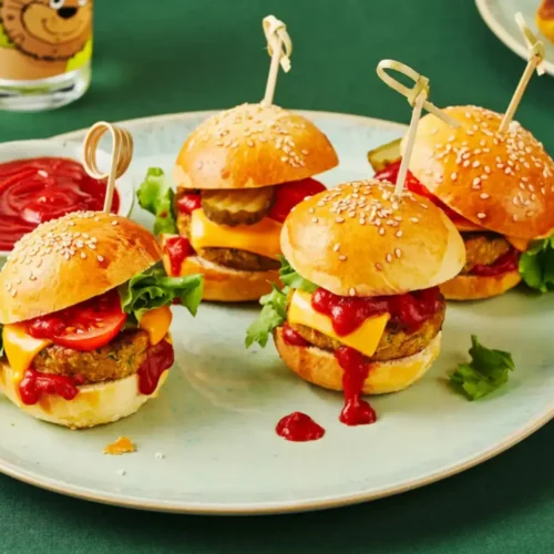 Mini veggie burgers