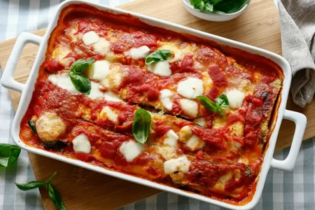 Parmigiana de courgettes : le gratin italien fondant et ultra gourmand Parmigiana de courgettes
