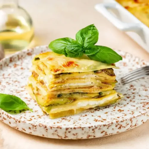Parmigiana de courgettes blanche