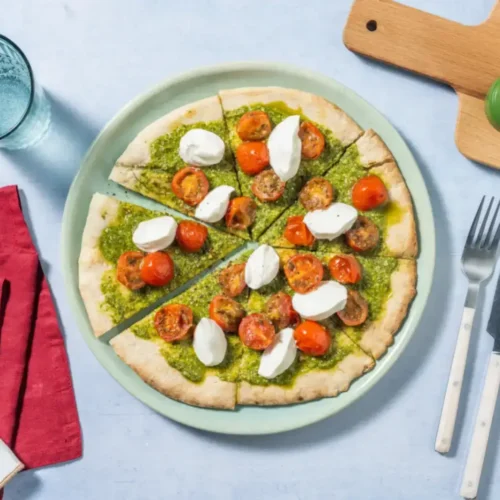Pizza au pesto
