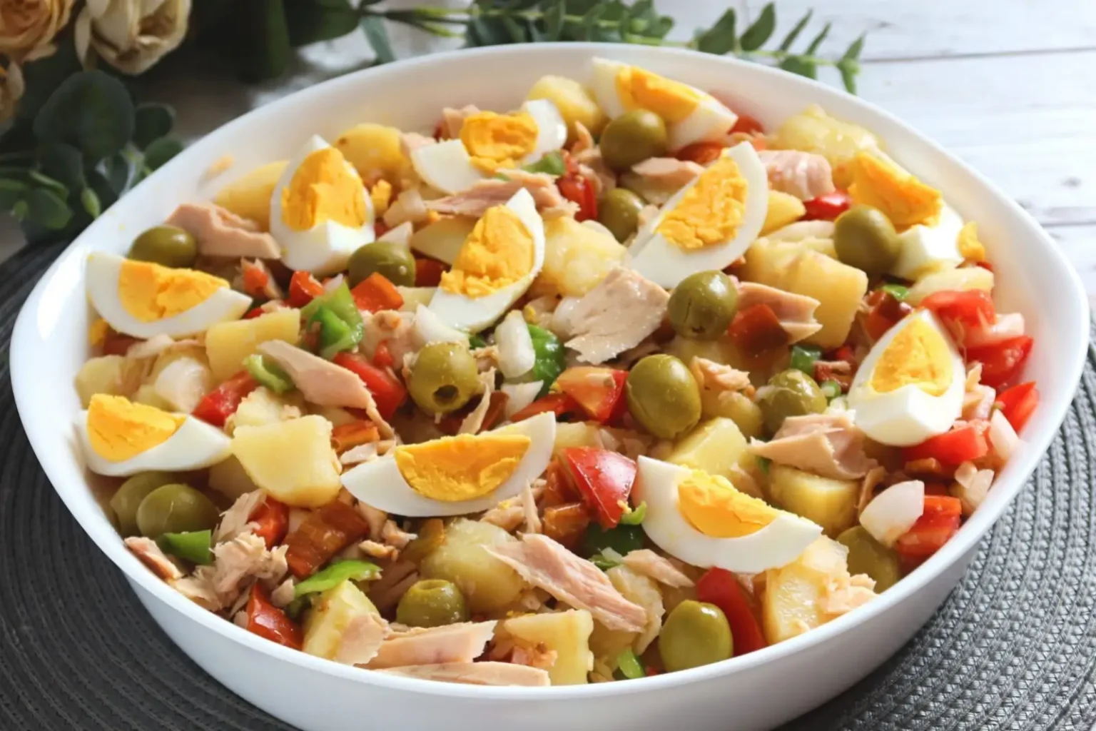 Salade paysanne au thon