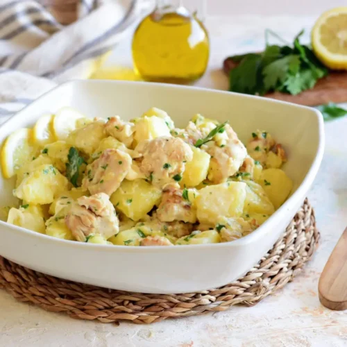 Salade de poulet et pommes de terre