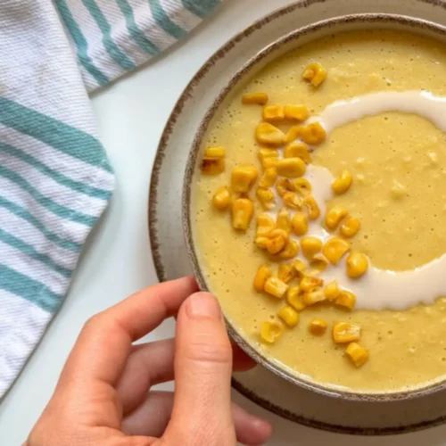 Soupe de maïs crémeuse