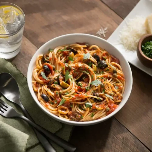 Spaghetti à la puttanesca