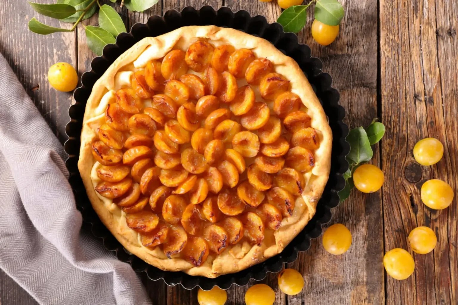 Tarte aux mirabelles