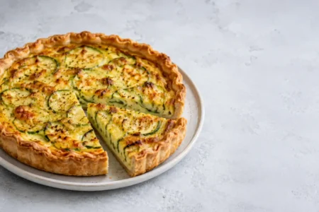 Tarte salée aux courgettes