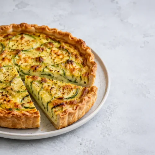 Tarte salée aux courgettes