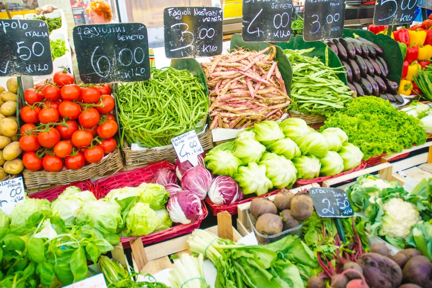 marché de légumes