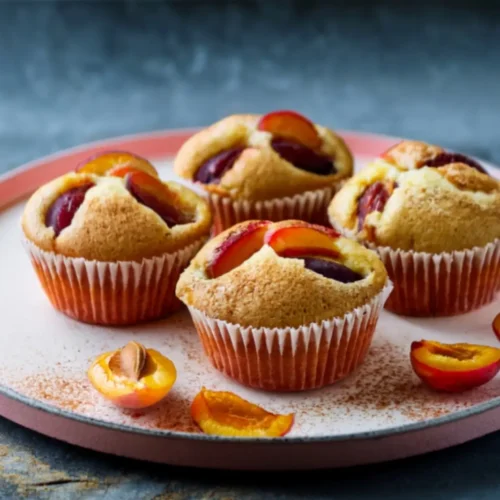 Muffins aux mirabelles et à la cannelle