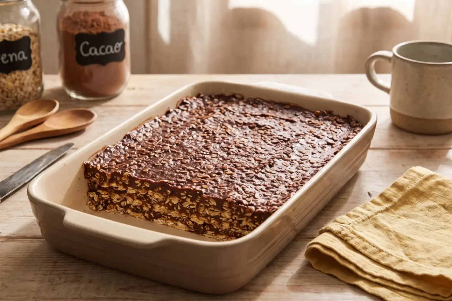 Nougat à l’avoine et au chocolat