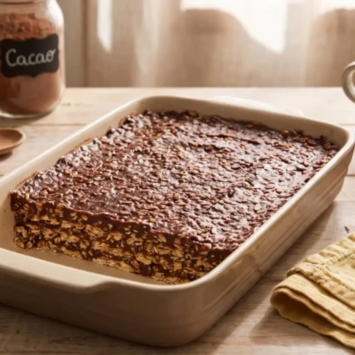 Nougat à l’avoine et au chocolat