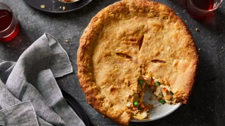 Tourte au poulet, le comfort food américain par excellence Tourte au poulet