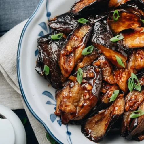 Aubergines chinoises à l’ail