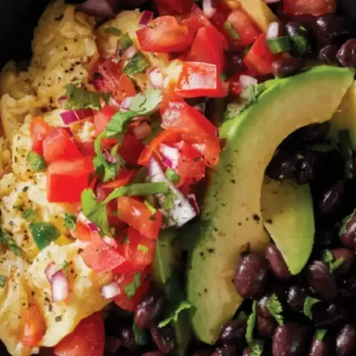 Bol petit-déjeuner mexicain