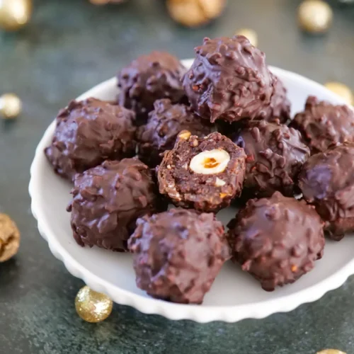 Boules chocolatées façon Ferrero Rocher