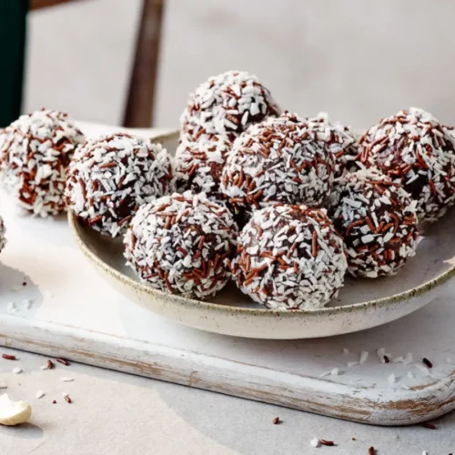 Boules énergétiques chocolat coco