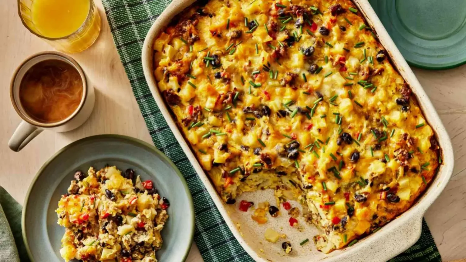 Casserole de petit-déjeuner : le plat américain ultra généreux qui nourrit 8 personnes Casserole de petit-déjeuner américain