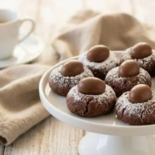 Cookies au cacao et mini-œufs