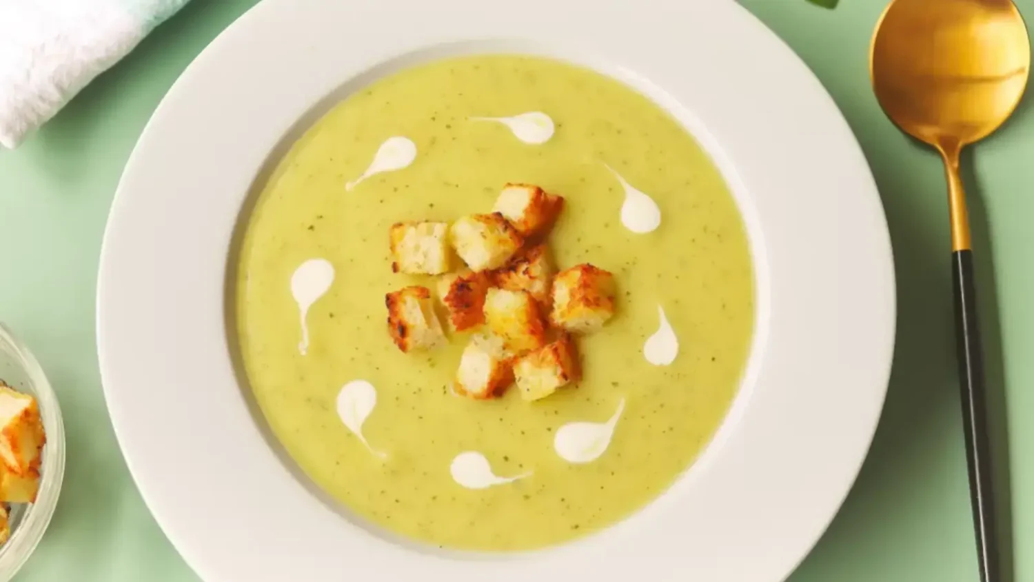 Crème de courgette