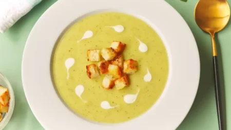 Crème de courgette