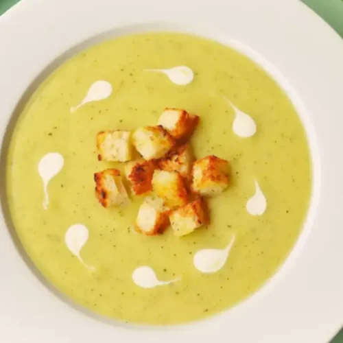 Crème de courgette