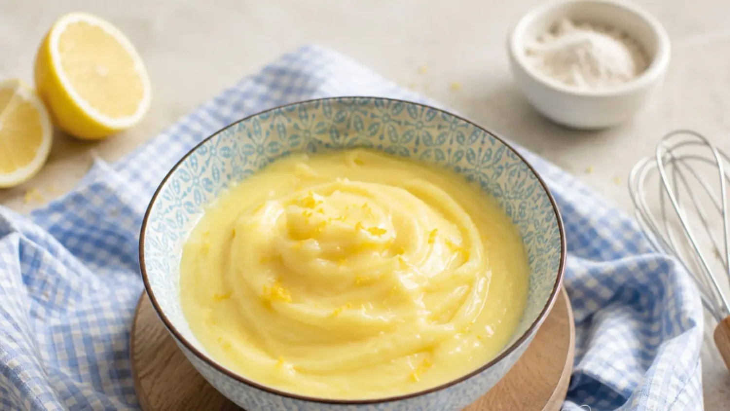 Crème pâtissière au citron : l’astuce pour une texture ultra-onctueuse Crème pâtissière au citron