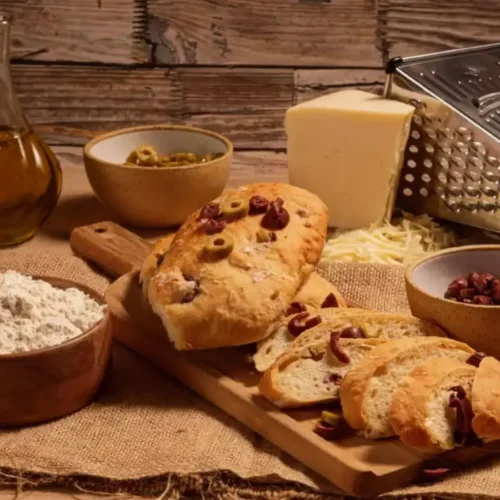 Focaccia aux olives