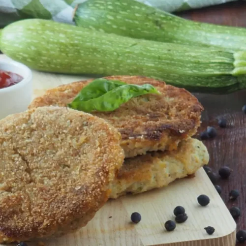 Galettes de courgettes panées
