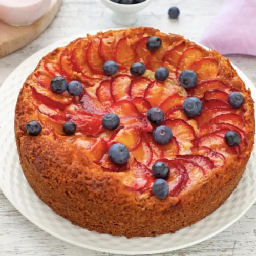 gâteau au yaourt aux prunes