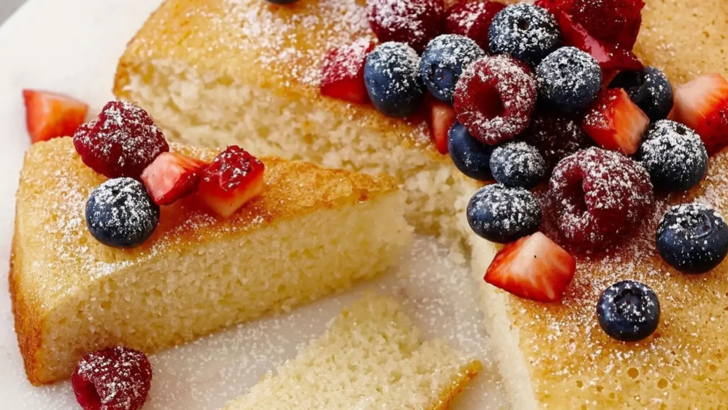 Gâteau coco aux fruits rouges : le secret d’un gâteau ultra moelleux Gâteau coco aux fruits rouges