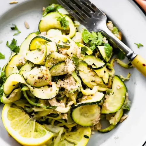 Gratin de courgettes au thon sans béchamel
