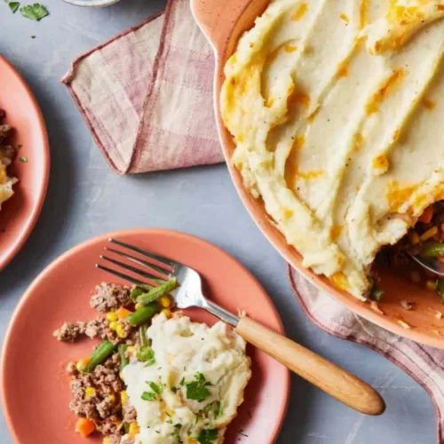 Hachis Parmentier à la viande et aux légumes