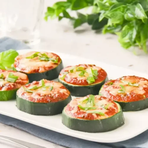 Mini-pizzas aux courgettes