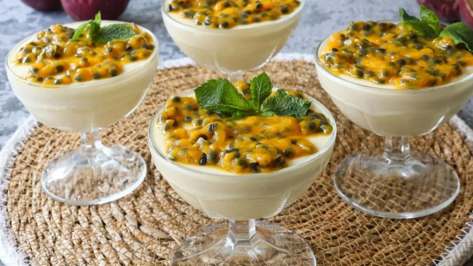 Mousse au fruit de la passion