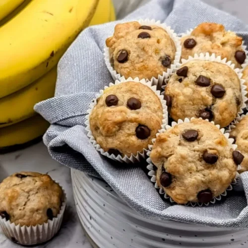Muffins banane chocolat